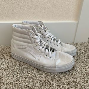 white high top vans